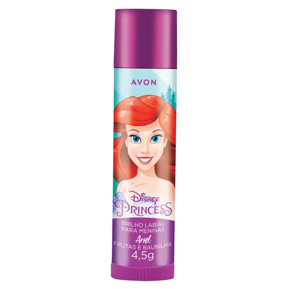 Ariel Princesas Brilho Labial Redes 2020
